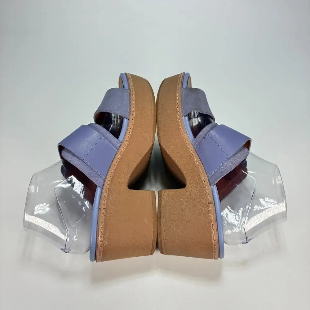 FitFlop Pilar Purple Adjustable Straps Chunky Platform Sandals Women’s Size 9 - Picture 7 of 10